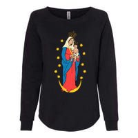 Chiquinquira Lady Of The Rosary Womens California Wash Sweatshirt