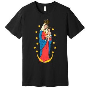 Chiquinquira Lady Of The Rosary Premium T-Shirt