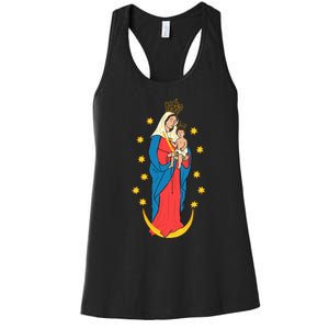 Chiquinquira Lady Of The Rosary Women's Racerback Tank