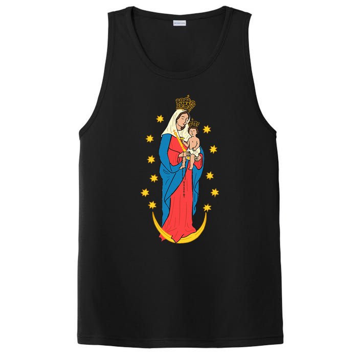 Chiquinquira Lady Of The Rosary PosiCharge Competitor Tank