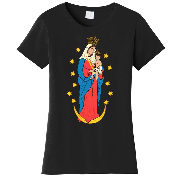 Chiquinquira Lady Of The Rosary Women's T-Shirt