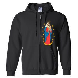 Chiquinquira Lady Of The Rosary Full Zip Hoodie