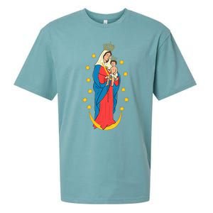 Chiquinquira Lady Of The Rosary Sueded Cloud Jersey T-Shirt