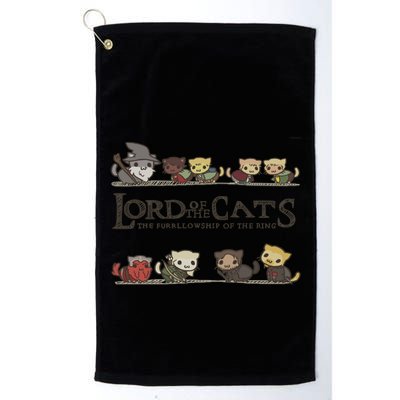 Cat Lord Of The Cats Gift Funny Kitten Gift Great Gift Golf Towel