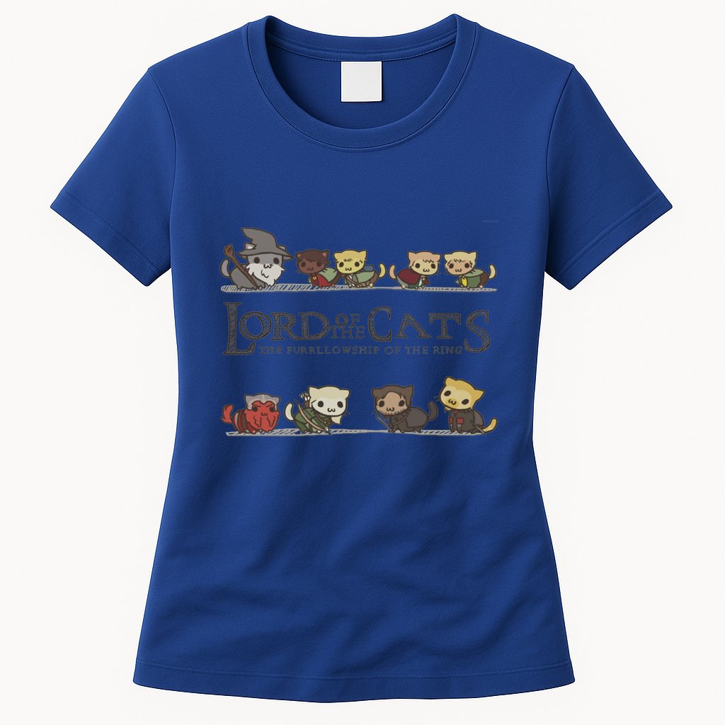 Cat Lord Of The Cats Gift Funny Kitten Gift Great Gift Womens T-Shirt