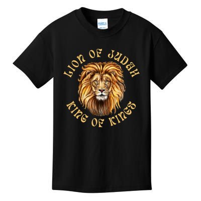 Christian Lion Of Judah Jesus Christ Gift Kids T-Shirt