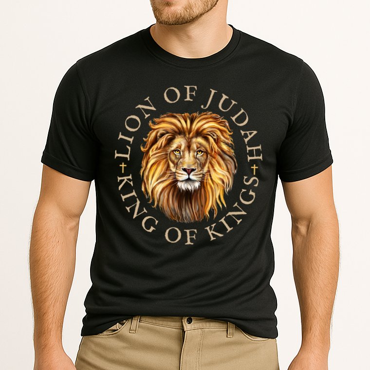 Christian Lion Of Judah Jesus Christ Gift Cooling Performance Crew T-Shirt