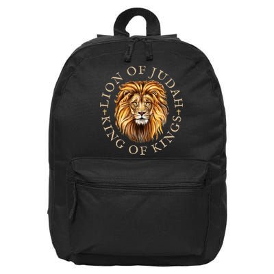 Christian Lion Of Judah Jesus Christ Gift 16 in Basic Backpack