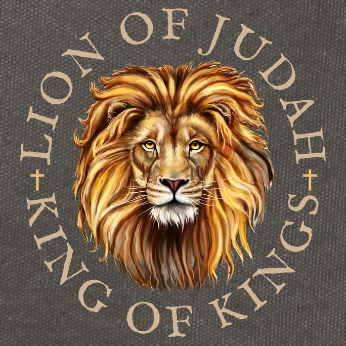Christian Lion Of Judah Jesus Christ Gift Cotton Canvas Backpack