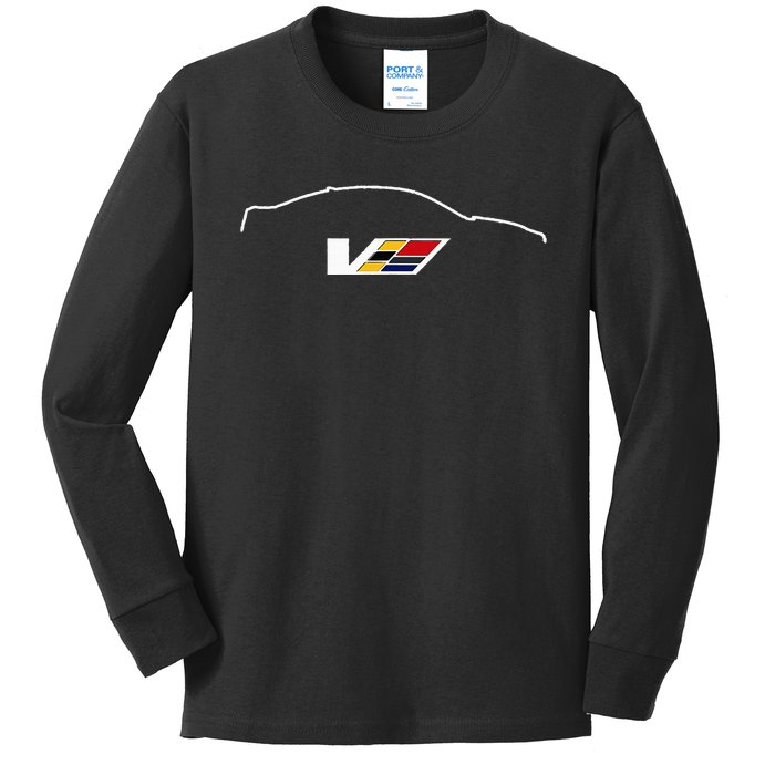 Ctsv Logo Outline Kids Long Sleeve Shirt