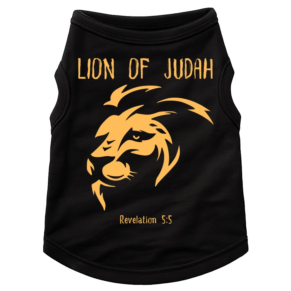 Christian Lion Of Judah Jesus Christ Gift Doggie Tank