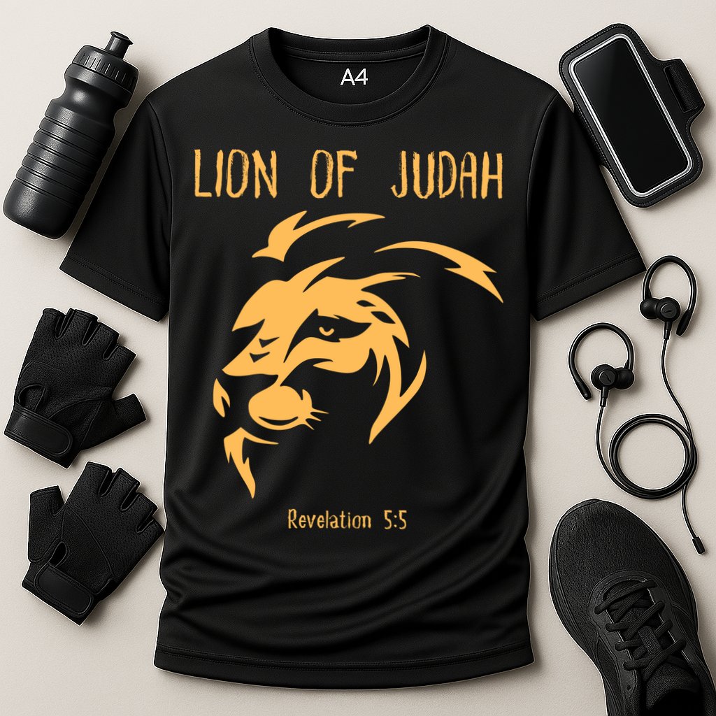 Christian Lion Of Judah Jesus Christ Gift Cooling Performance Crew T-Shirt