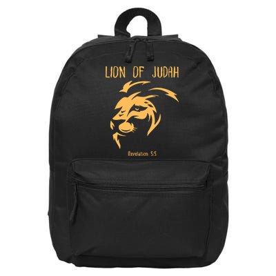 Christian Lion Of Judah Jesus Christ Gift 16 in Basic Backpack
