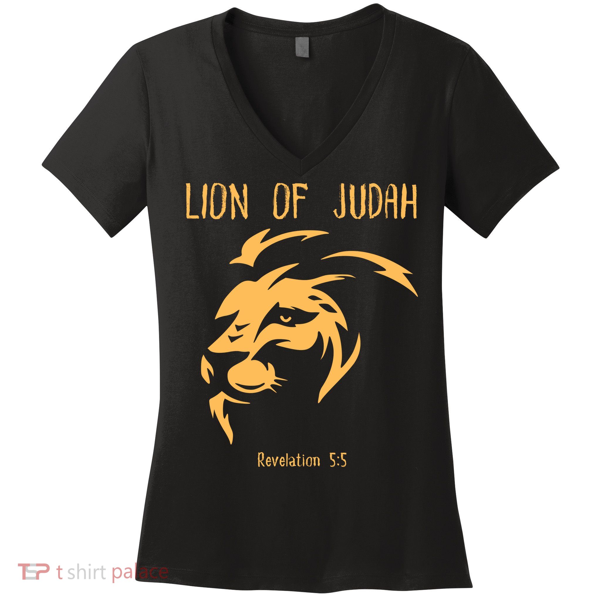 Christian Lion Of Judah Jesus Christ Gift Women's V-Neck T-Shirt