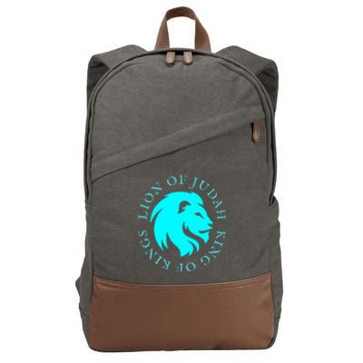 Christian Lion Of Judah Jesus Christ Gift Cotton Canvas Backpack