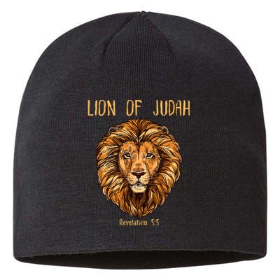 Christian Lion Of Judah Jesus Christ Gift Sustainable Beanie