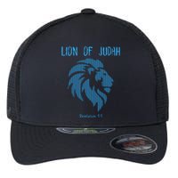 Christian Lion Of Judah Jesus Christ Gift Flexfit Unipanel Trucker Cap