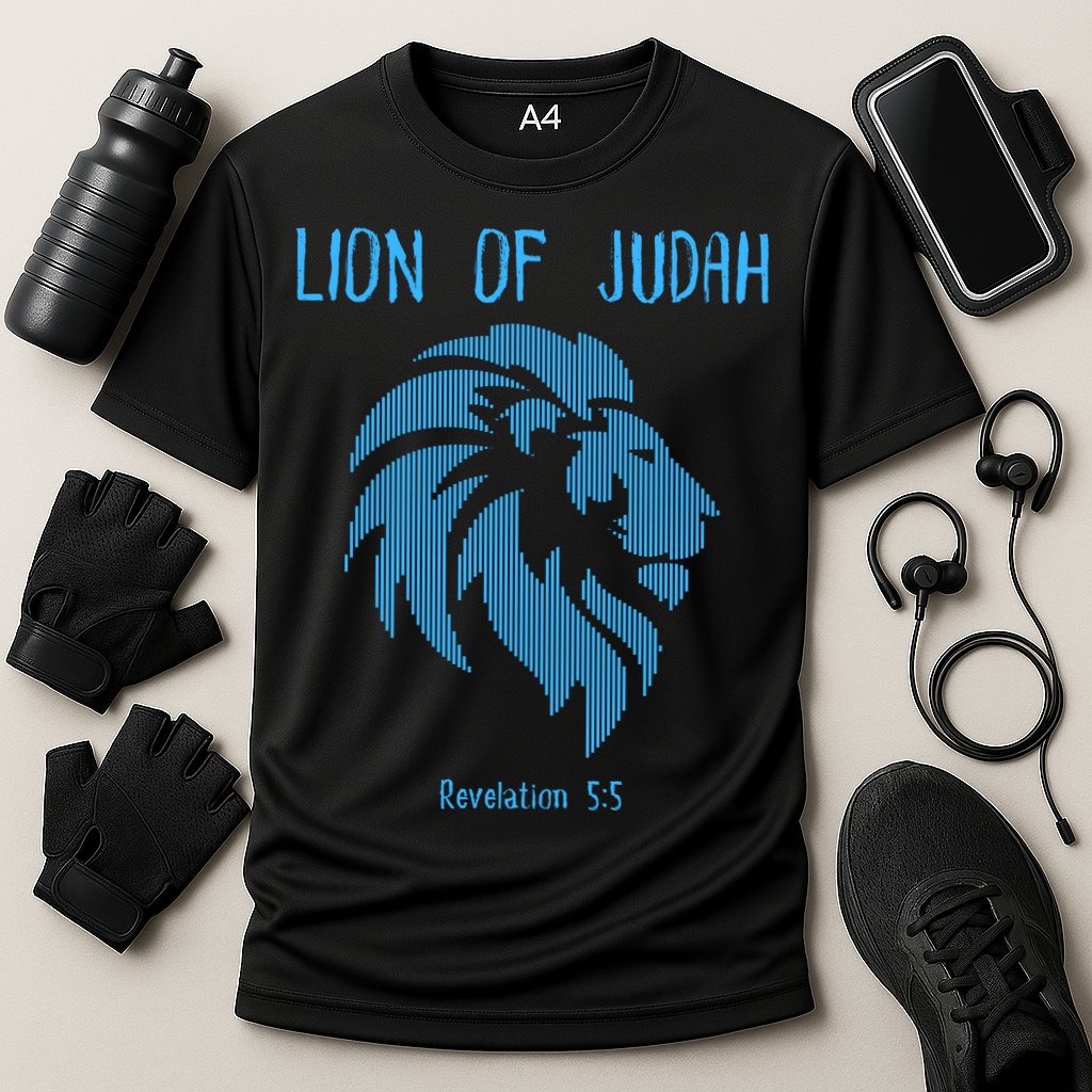 Christian Lion Of Judah Jesus Christ Gift Cooling Performance Crew T-Shirt