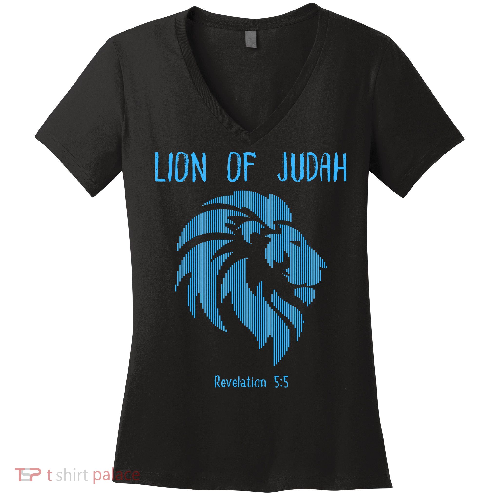 Christian Lion Of Judah Jesus Christ Gift Women's V-Neck T-Shirt