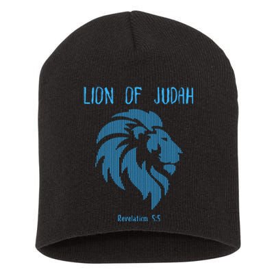 Christian Lion Of Judah Jesus Christ Gift Short Acrylic Beanie