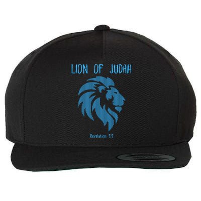 Christian Lion Of Judah Jesus Christ Gift Wool Snapback Cap