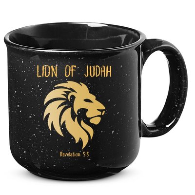 Christian Lion Of Judah Jesus Christ Gift 15oz Campfire Ceramic Mug