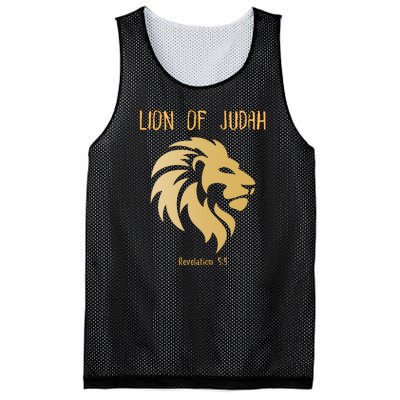 Christian Lion Of Judah Jesus Christ Gift Mesh Reversible Basketball Jersey Tank