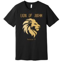 Christian Lion Of Judah Jesus Christ Gift Premium T-Shirt