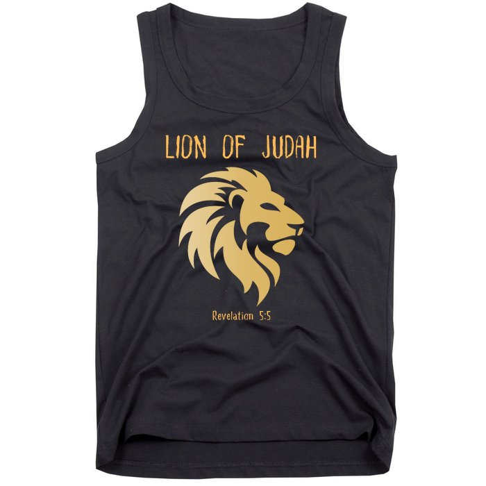 Christian Lion Of Judah Jesus Christ Gift Tank Top