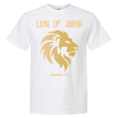 Christian Lion Of Judah Jesus Christ Gift Garment-Dyed Heavyweight T-Shirt