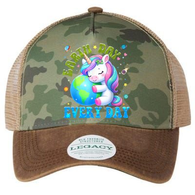 Cute Love Our Planet Unicorn Earth Day Legacy Tie Dye Trucker Hat