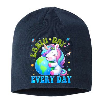 Cute Love Our Planet Unicorn Earth Day Sustainable Beanie