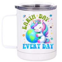 Cute Love Our Planet Unicorn Earth Day 12 oz Stainless Steel Tumbler Cup