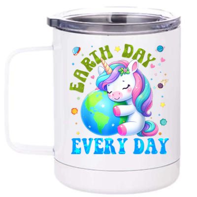 Cute Love Our Planet Unicorn Earth Day 12 oz Stainless Steel Tumbler Cup