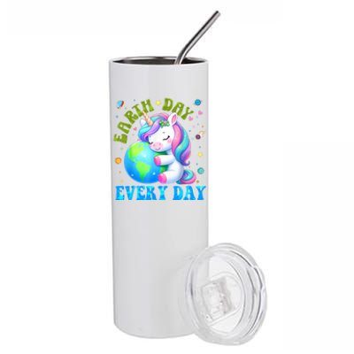 Cute Love Our Planet Unicorn Earth Day Stainless Steel Tumbler