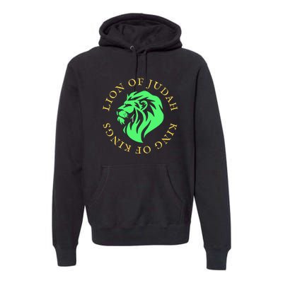 Christian Lion Of Judah Jesus Christ Gift Premium Hoodie