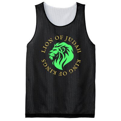 Christian Lion Of Judah Jesus Christ Gift Mesh Reversible Basketball Jersey Tank