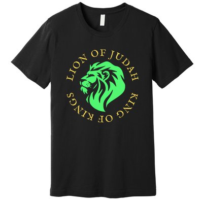 Christian Lion Of Judah Jesus Christ Gift Premium T-Shirt