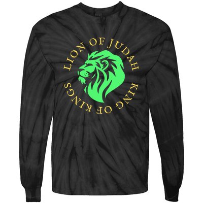 Christian Lion Of Judah Jesus Christ Gift Tie-Dye Long Sleeve Shirt