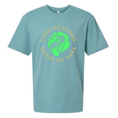 Christian Lion Of Judah Jesus Christ Gift Sueded Cloud Jersey T-Shirt