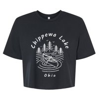 Chippewa Lake Ohio Bella+Canvas Jersey Crop Tee