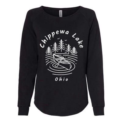 Chippewa Lake Ohio Womens California Wash Sweatshirt