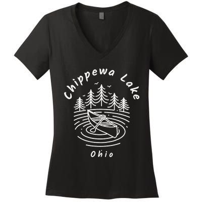 Chippewa Lake Ohio Women's V-Neck T-Shirt