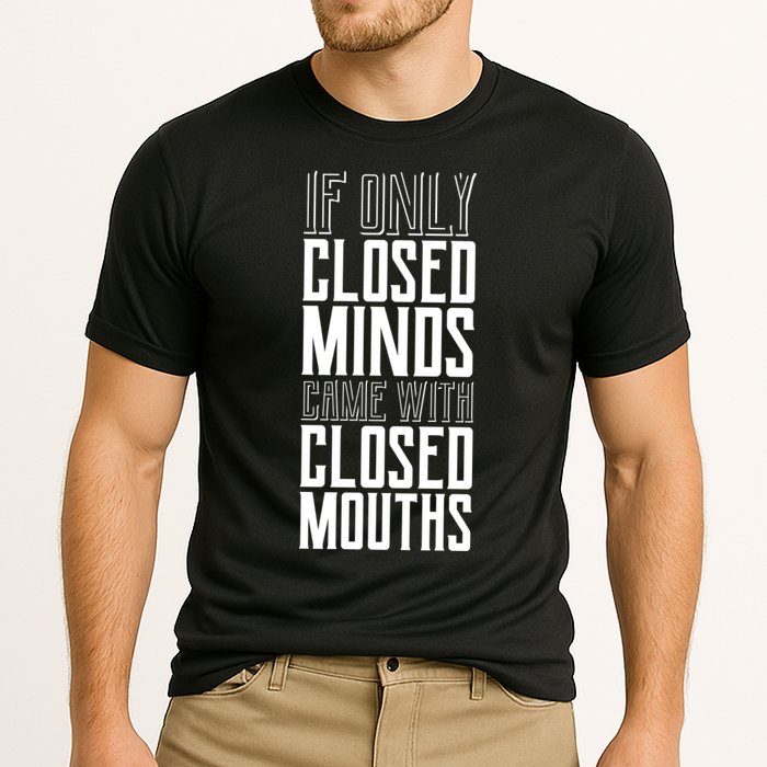 Closed Minds Closed Mouths Cooling Performance Crew T-Shirt