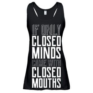 Closed Minds Closed Mouths Ladies Essential Flowy Tank