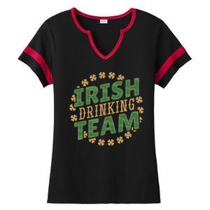 Clover Irish Drinking Team Ladies Halftime Notch Neck Tee