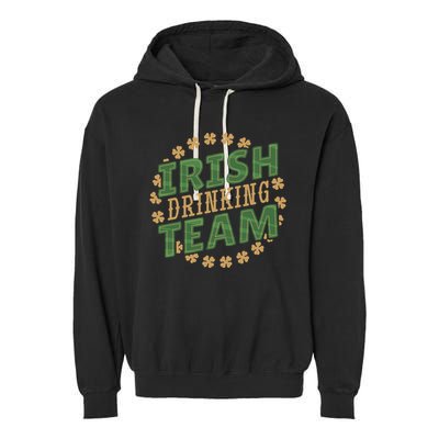 Clover Irish Drinking Team Garment-Dyed Fleece Hoodie