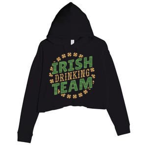 Clover Irish Drinking Team Crop Fleece Hoodie