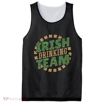 Clover Irish Drinking Team Mesh Reversible Basketball Jersey Tank