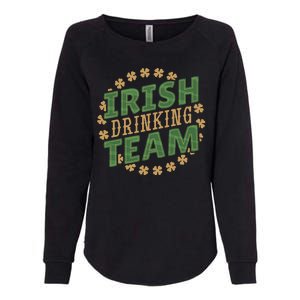 Clover Irish Drinking Team Womens California Wash Sweatshirt